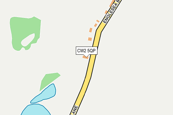 CW2 5QP map - OS OpenMap – Local (Ordnance Survey)