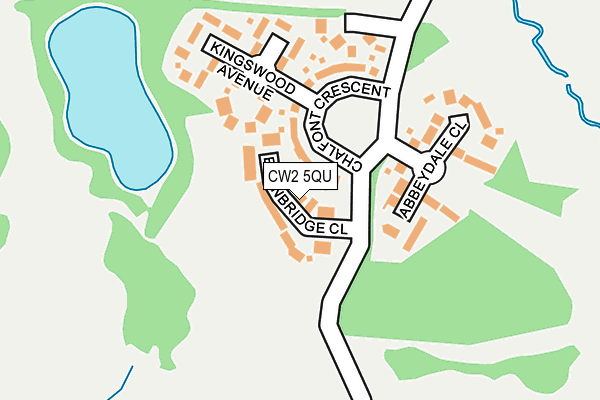 CW2 5QU map - OS OpenMap – Local (Ordnance Survey)