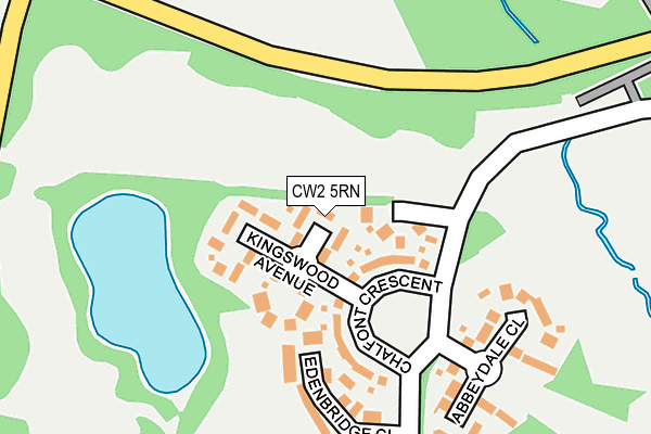 CW2 5RN map - OS OpenMap – Local (Ordnance Survey)
