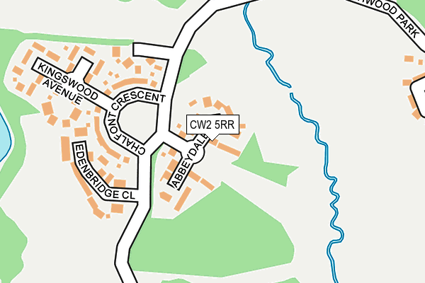 CW2 5RR map - OS OpenMap – Local (Ordnance Survey)