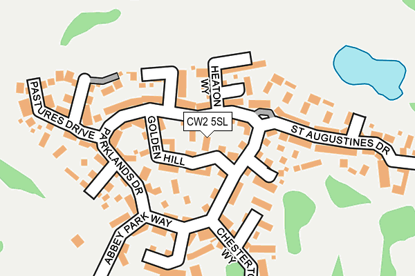 CW2 5SL map - OS OpenMap – Local (Ordnance Survey)