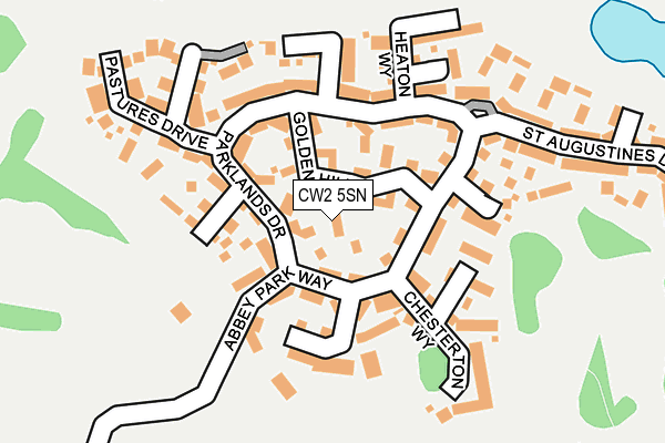 CW2 5SN map - OS OpenMap – Local (Ordnance Survey)