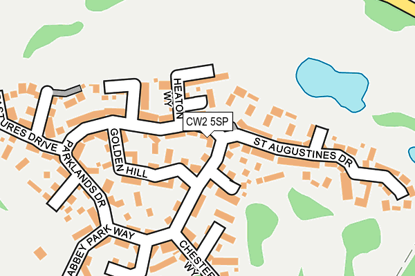 CW2 5SP map - OS OpenMap – Local (Ordnance Survey)