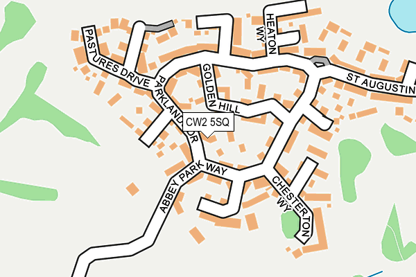 CW2 5SQ map - OS OpenMap – Local (Ordnance Survey)