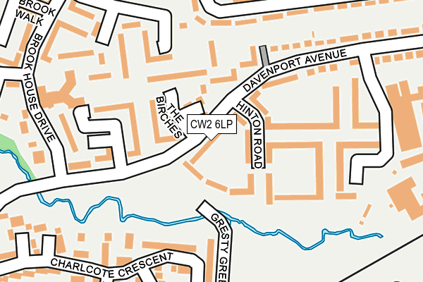 CW2 6LP map - OS OpenMap – Local (Ordnance Survey)