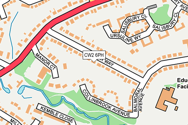 CW2 6PH map - OS OpenMap – Local (Ordnance Survey)