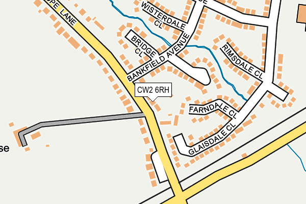CW2 6RH map - OS OpenMap – Local (Ordnance Survey)