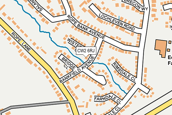 CW2 6RJ map - OS OpenMap – Local (Ordnance Survey)