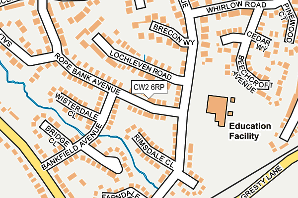 CW2 6RP map - OS OpenMap – Local (Ordnance Survey)