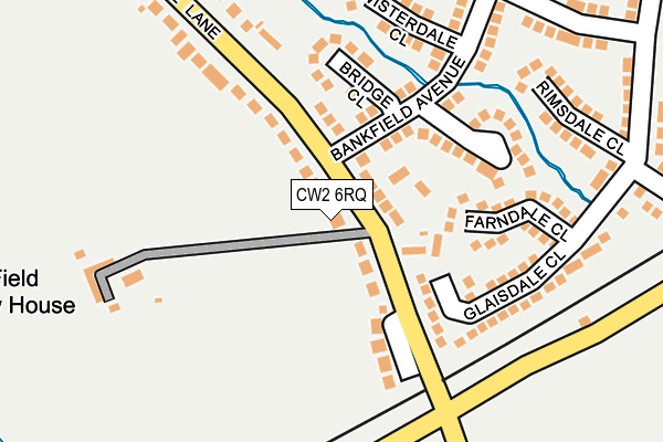 CW2 6RQ map - OS OpenMap – Local (Ordnance Survey)