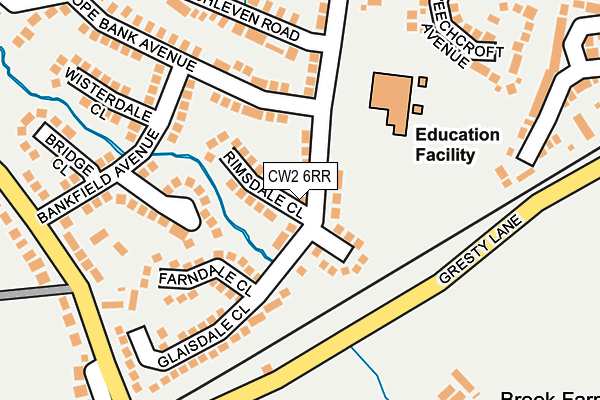 CW2 6RR map - OS OpenMap – Local (Ordnance Survey)