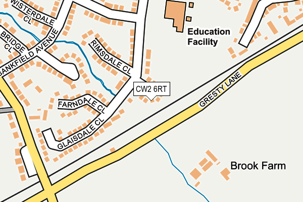 CW2 6RT map - OS OpenMap – Local (Ordnance Survey)