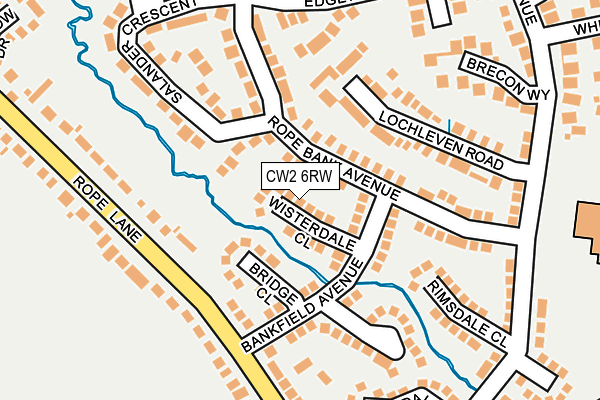 CW2 6RW map - OS OpenMap – Local (Ordnance Survey)