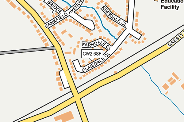 CW2 6SF map - OS OpenMap – Local (Ordnance Survey)