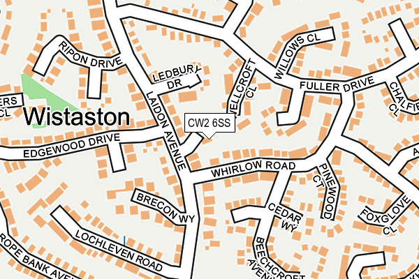 CW2 6SS map - OS OpenMap – Local (Ordnance Survey)