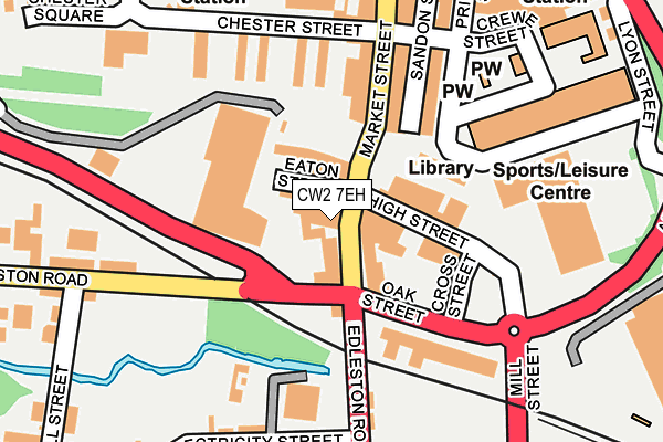 CW2 7EH map - OS OpenMap – Local (Ordnance Survey)