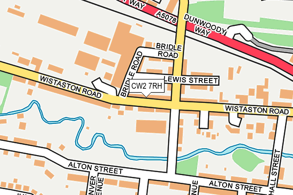 CW2 7RH map - OS OpenMap – Local (Ordnance Survey)