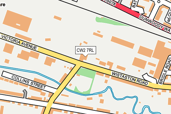 CW2 7RL map - OS OpenMap – Local (Ordnance Survey)