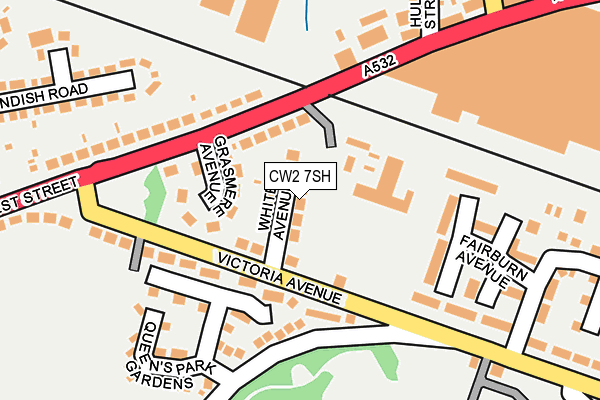 CW2 7SH map - OS OpenMap – Local (Ordnance Survey)