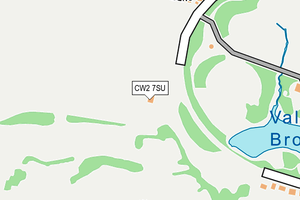 CW2 7SU map - OS OpenMap – Local (Ordnance Survey)