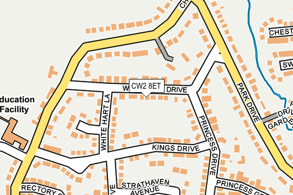 CW2 8ET map - OS OpenMap – Local (Ordnance Survey)