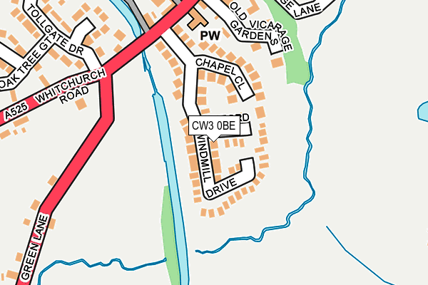 Map of AUDLEM ELECTRICAL SERVICES LTD at local scale