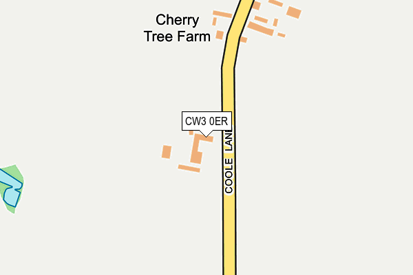 CW3 0ER map - OS OpenMap – Local (Ordnance Survey)