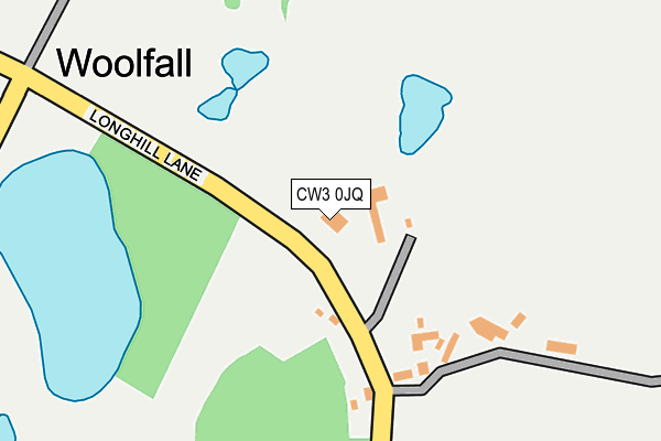 CW3 0JQ map - OS OpenMap – Local (Ordnance Survey)