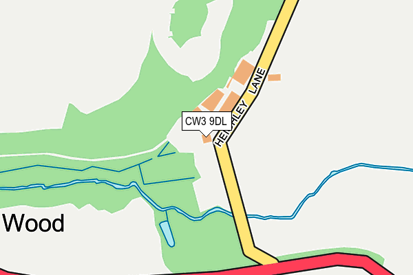 CW3 9DL map - OS OpenMap – Local (Ordnance Survey)