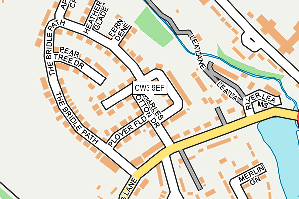 CW3 9EF map - OS OpenMap – Local (Ordnance Survey)