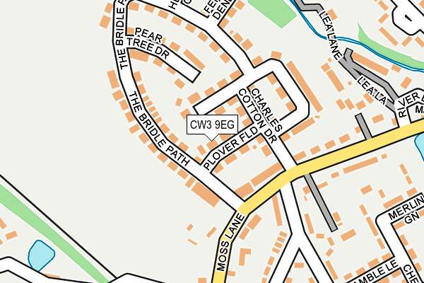 CW3 9EG map - OS OpenMap – Local (Ordnance Survey)