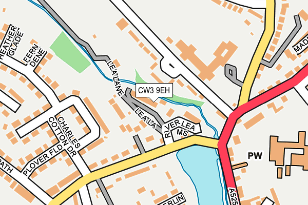 CW3 9EH map - OS OpenMap – Local (Ordnance Survey)