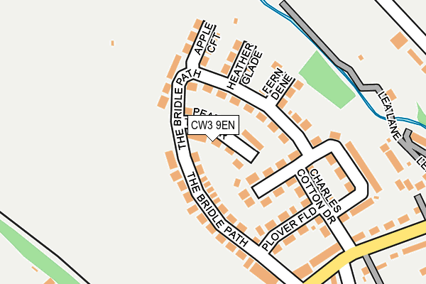 CW3 9EN map - OS OpenMap – Local (Ordnance Survey)