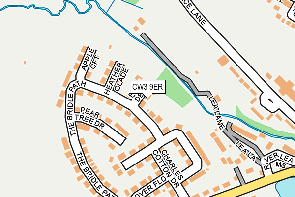 CW3 9ER map - OS OpenMap – Local (Ordnance Survey)