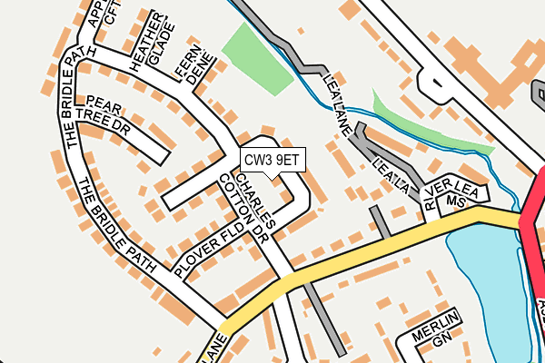 CW3 9ET map - OS OpenMap – Local (Ordnance Survey)
