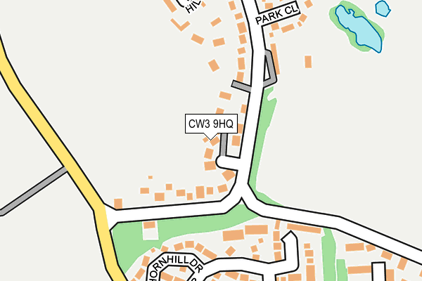 CW3 9HQ map - OS OpenMap – Local (Ordnance Survey)