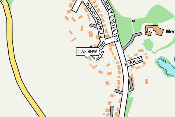 Map of SANDY LANE HOMES LIMITED at local scale