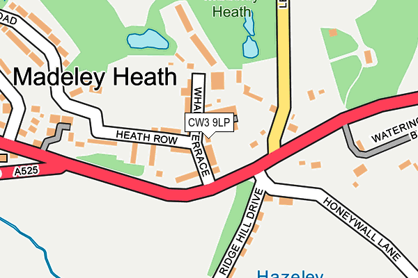 CW3 9LP map - OS OpenMap – Local (Ordnance Survey)