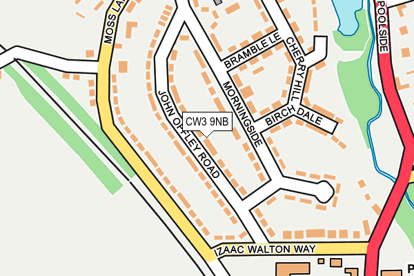 CW3 9NB map - OS OpenMap – Local (Ordnance Survey)
