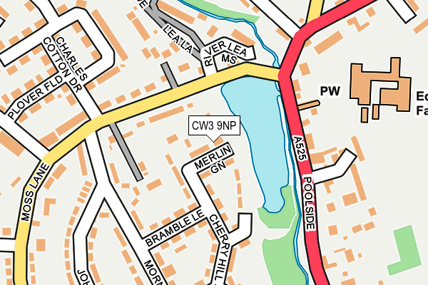 CW3 9NP map - OS OpenMap – Local (Ordnance Survey)