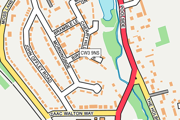 CW3 9NS map - OS OpenMap – Local (Ordnance Survey)