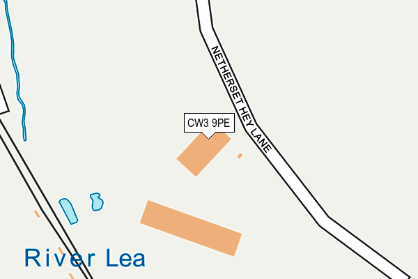 CW3 9PE map - OS OpenMap – Local (Ordnance Survey)