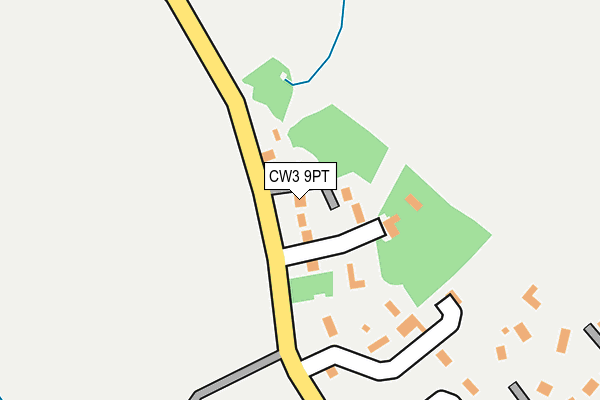CW3 9PT map - OS OpenMap – Local (Ordnance Survey)