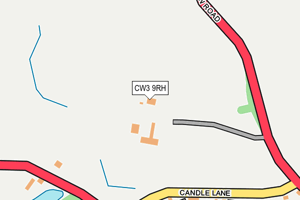 CW3 9RH map - OS OpenMap – Local (Ordnance Survey)
