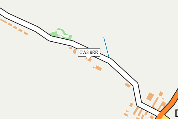 CW3 9RR map - OS OpenMap – Local (Ordnance Survey)