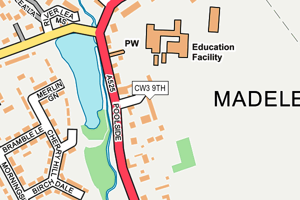 CW3 9TH map - OS OpenMap – Local (Ordnance Survey)