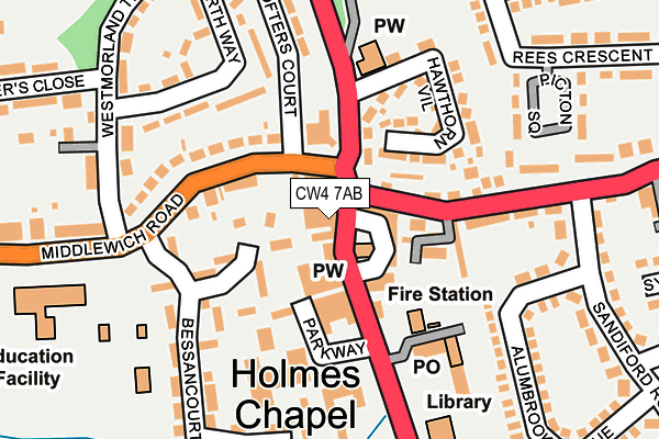 Map of LATHAM ESTATE AND LETTINGS AGENT LIMITED at local scale