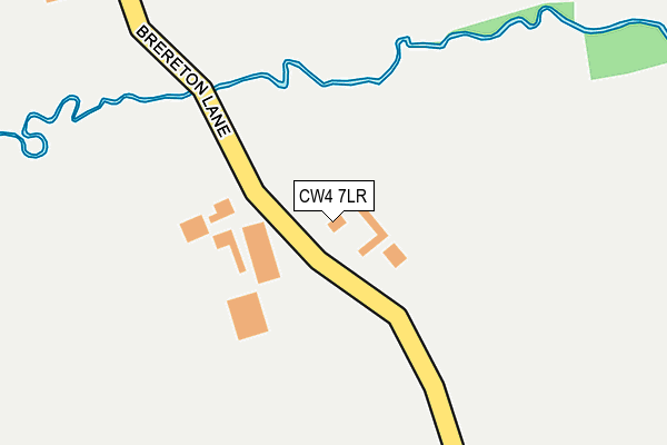 CW4 7LR map - OS OpenMap – Local (Ordnance Survey)