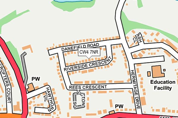 Map of INTERWORKS LIMITED at local scale