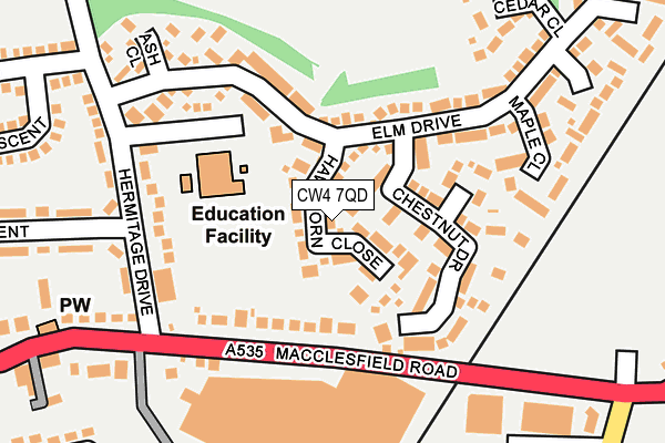 Map of GTH TECHNICAL SERVICES LIMITED at local scale